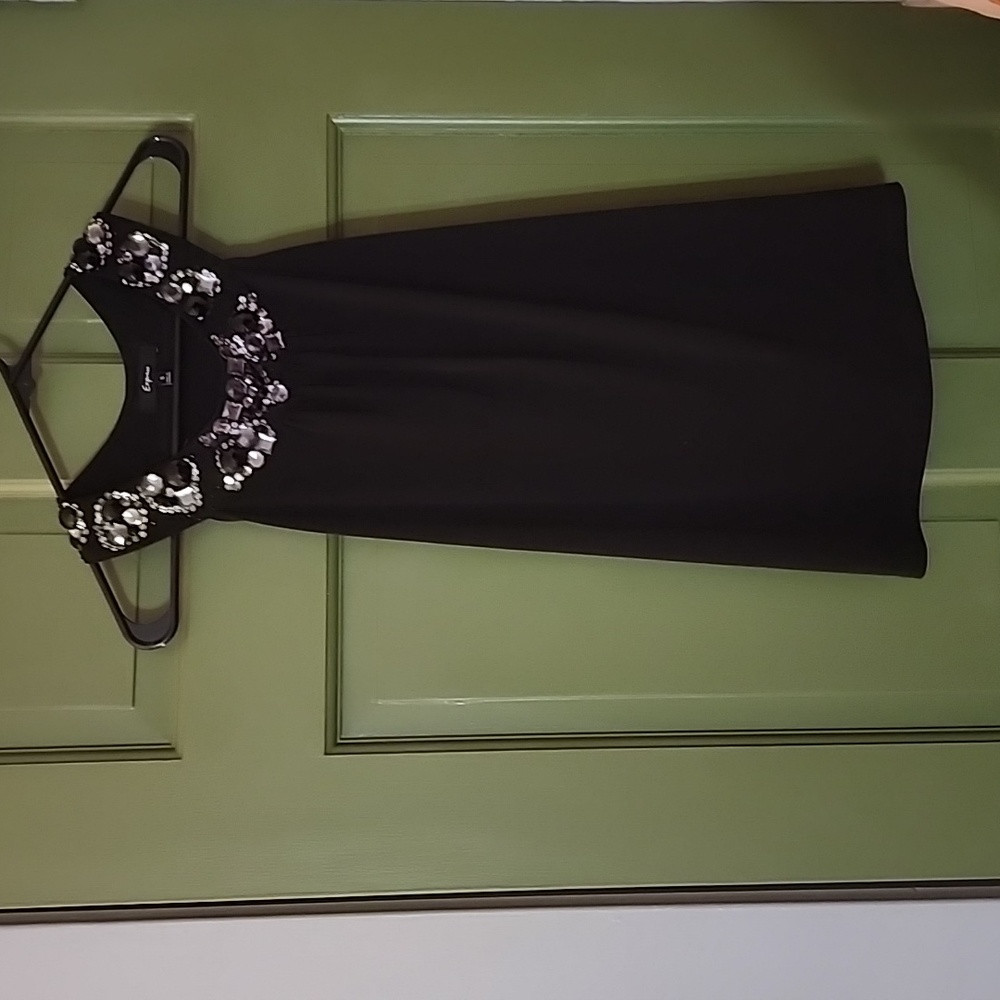 Embellished Express black tank top, size S